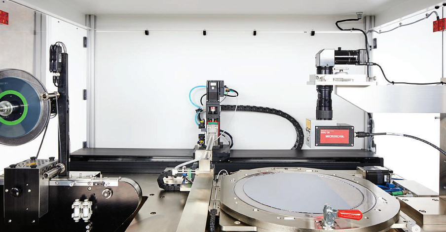 Установка автоматической сортировки кристаллов